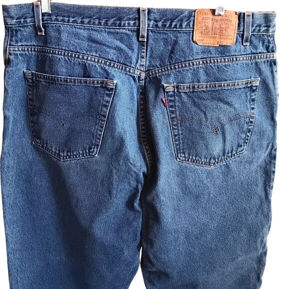 Vintage Mens Levi's Jeans 42x30 560 Dad 1990's Loose Fit Tapered Leg Mexico - Picture 2 of 12